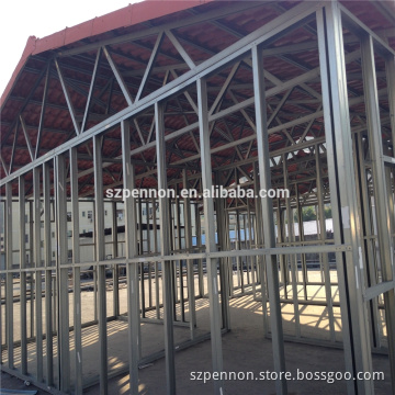 Detachable Gable Roof Prefabricated House System Materials